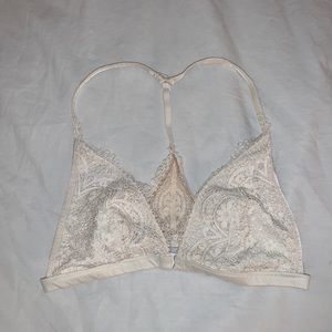 Cream Victoria’s Secret lace bralette
